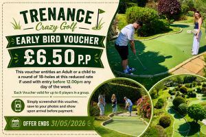 early bird offer 300x200 - Welcome to Trenance Crazy Golf